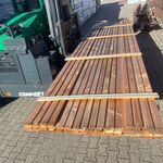 Ca. 28x Douglas Dubbele Rhombus, 25x137mm, lengte 500cm